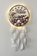 Bubble Ledli Yuvarlak Bebek Kapı Süsü